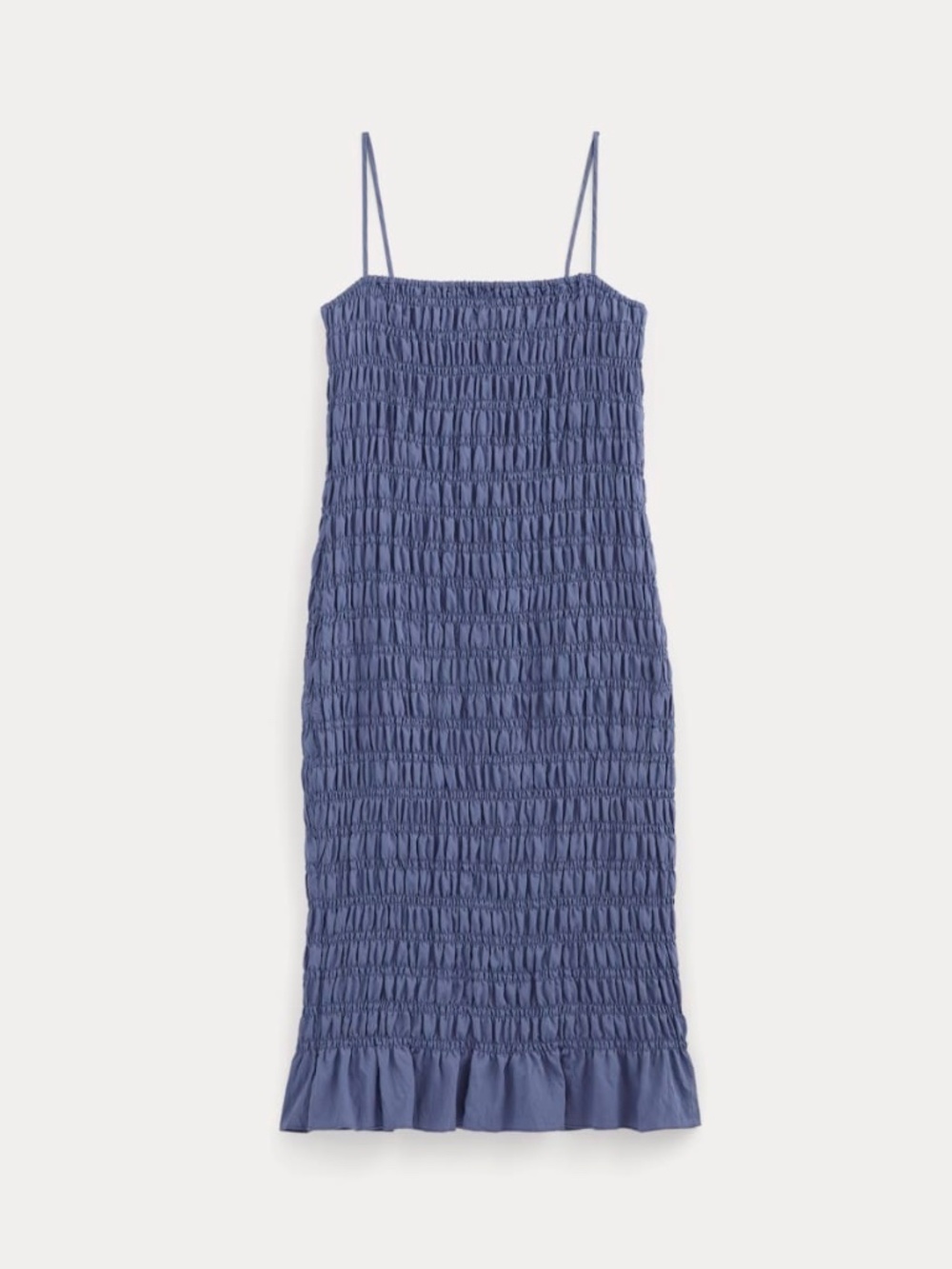 Everlane Smocked Column Dress NWT XXS